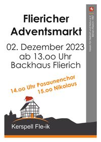 Plakat Adventsmarkt 2023 DIN-A3